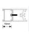 Perfil suplemento de 15mm