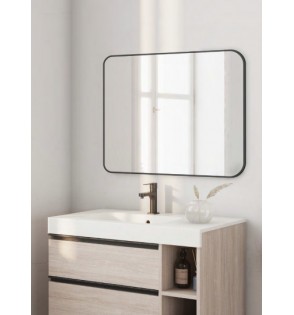 Espejo Rectangular con marco negro