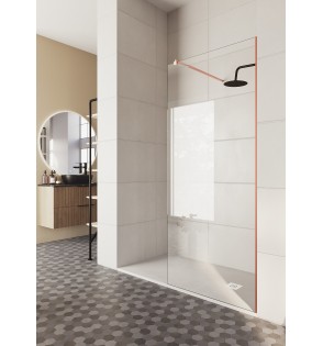 Rimini: Panel Fijo De Ducha Oro Rosa 2