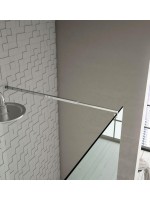 Rimini: Panel Fijo De Ducha Serigrafiado 80-140 cm