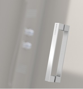 Glasé: Mampara Ducha Frontal 2 Fijos + 2 Correderas Transparente 132-180 cm 2