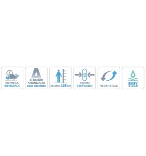 Fresh: Panel Fijo Ducha Transparente 2