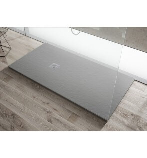 Plato Ducha Antideslizante XF-Strato Cemento