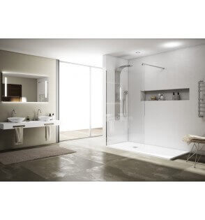 Plato Ducha Antideslizante XF-Strato Blanco 2